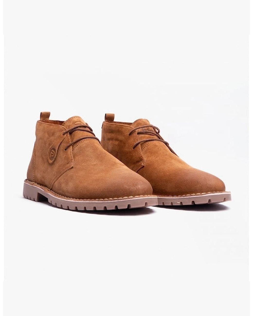 Popps Brown Cooper Desert Boots Cognac for men