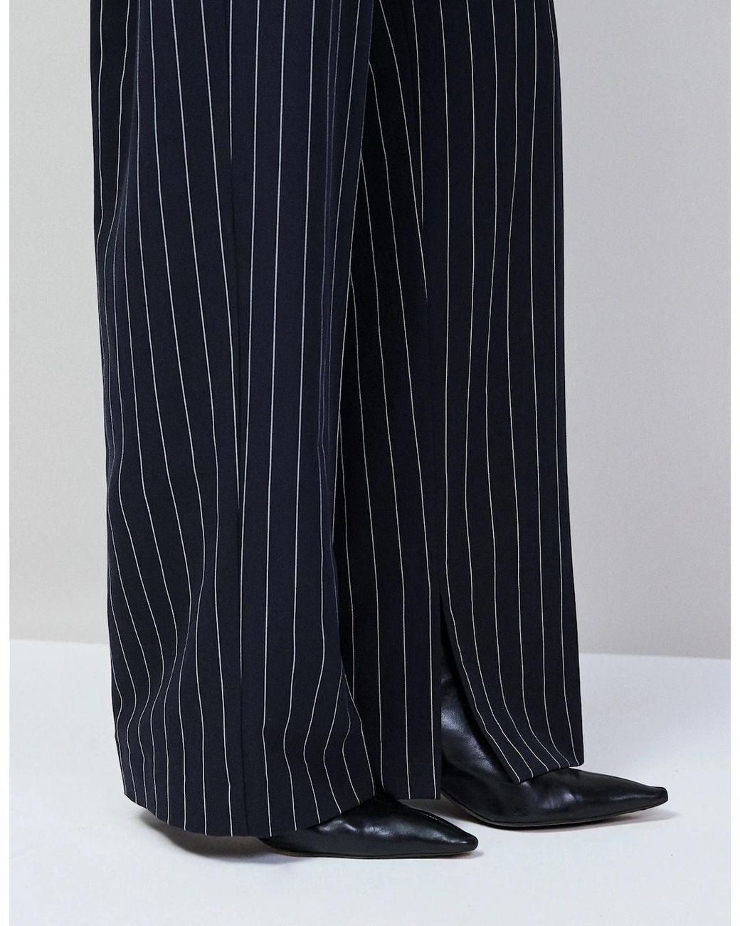 Ro&zo Blue Pinstripe Tailored Trousers