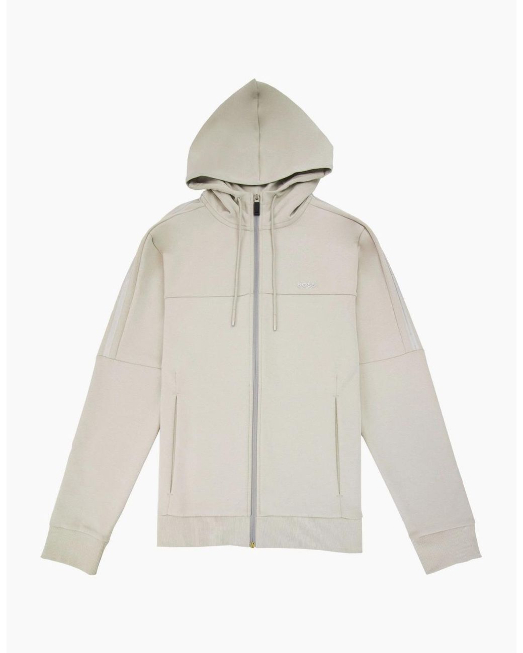 Boss White Saggy 1 Hoody Side Stripes 271 for men