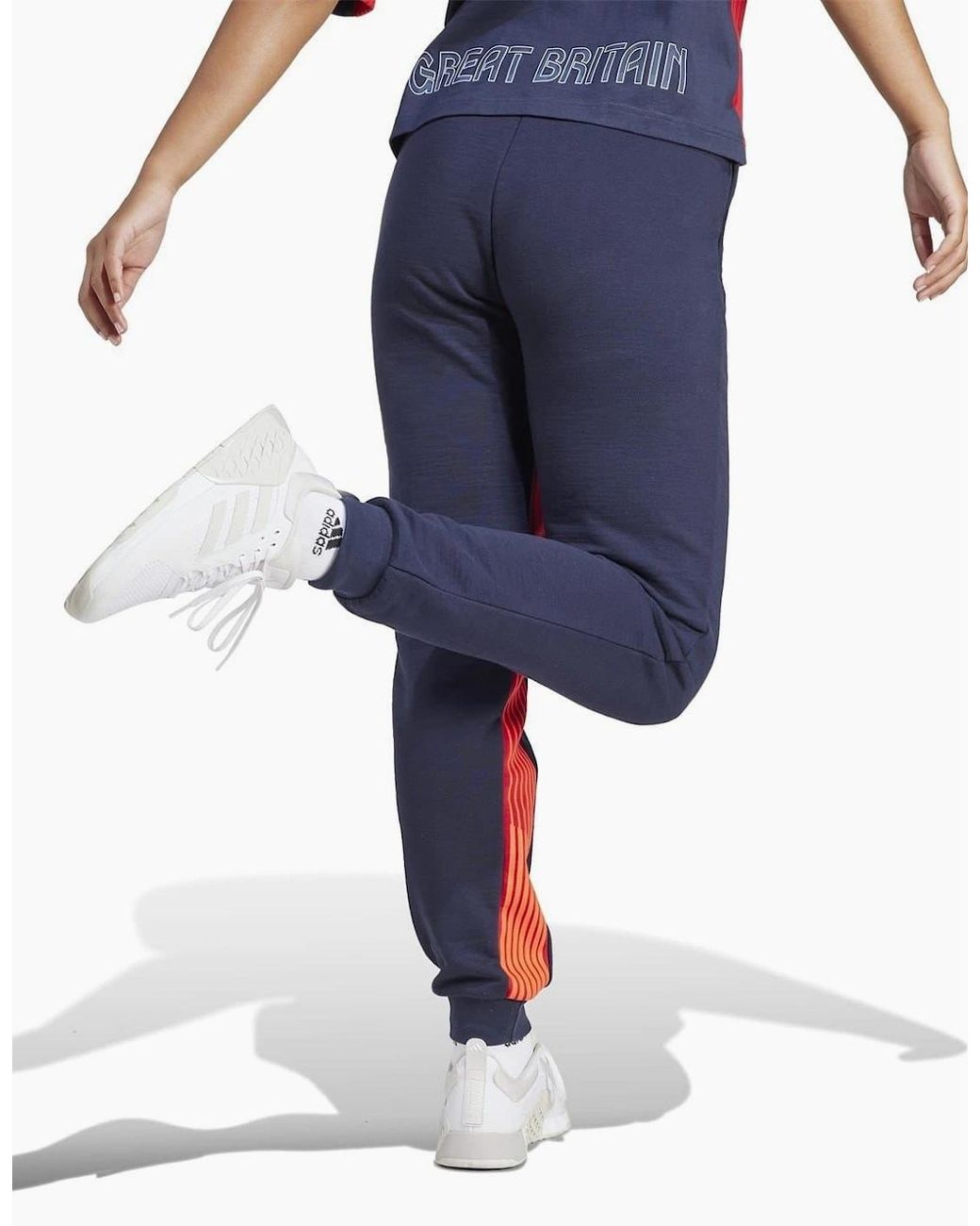 Adidas Blue Team Gb Dance Cargo Joggers