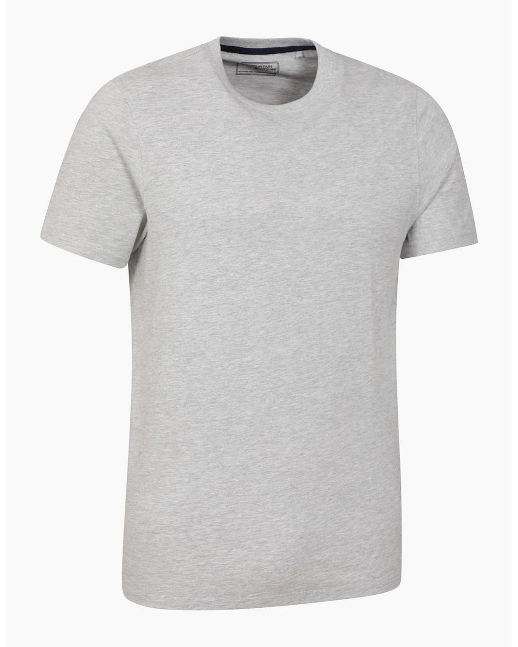 Mountain Warehouse Gray Flint Crew Neck T-Shirt for men