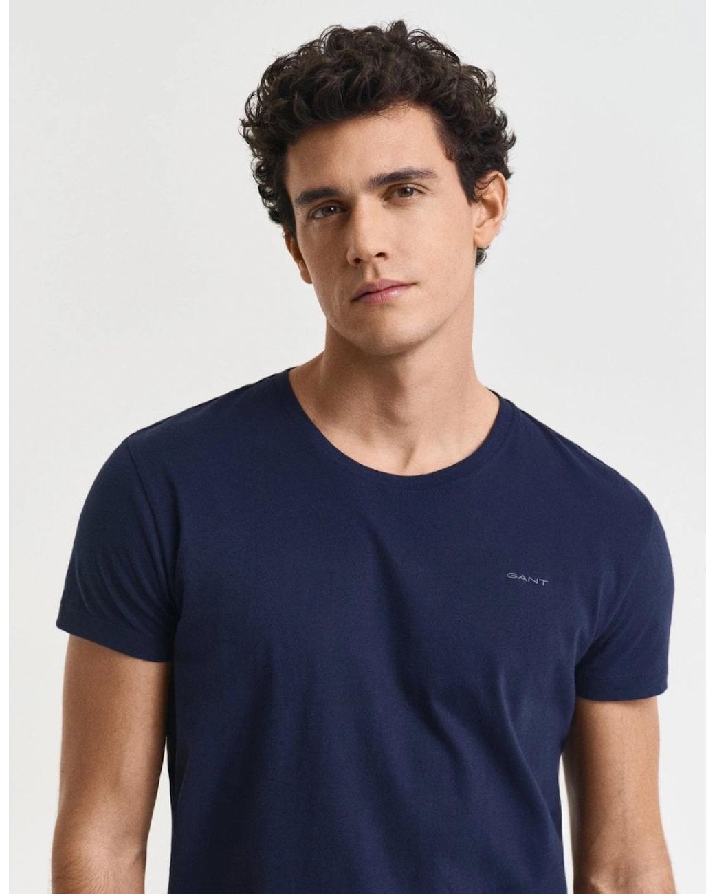 Gant Blue 2-Pack Crew Neck T-Shirts for men