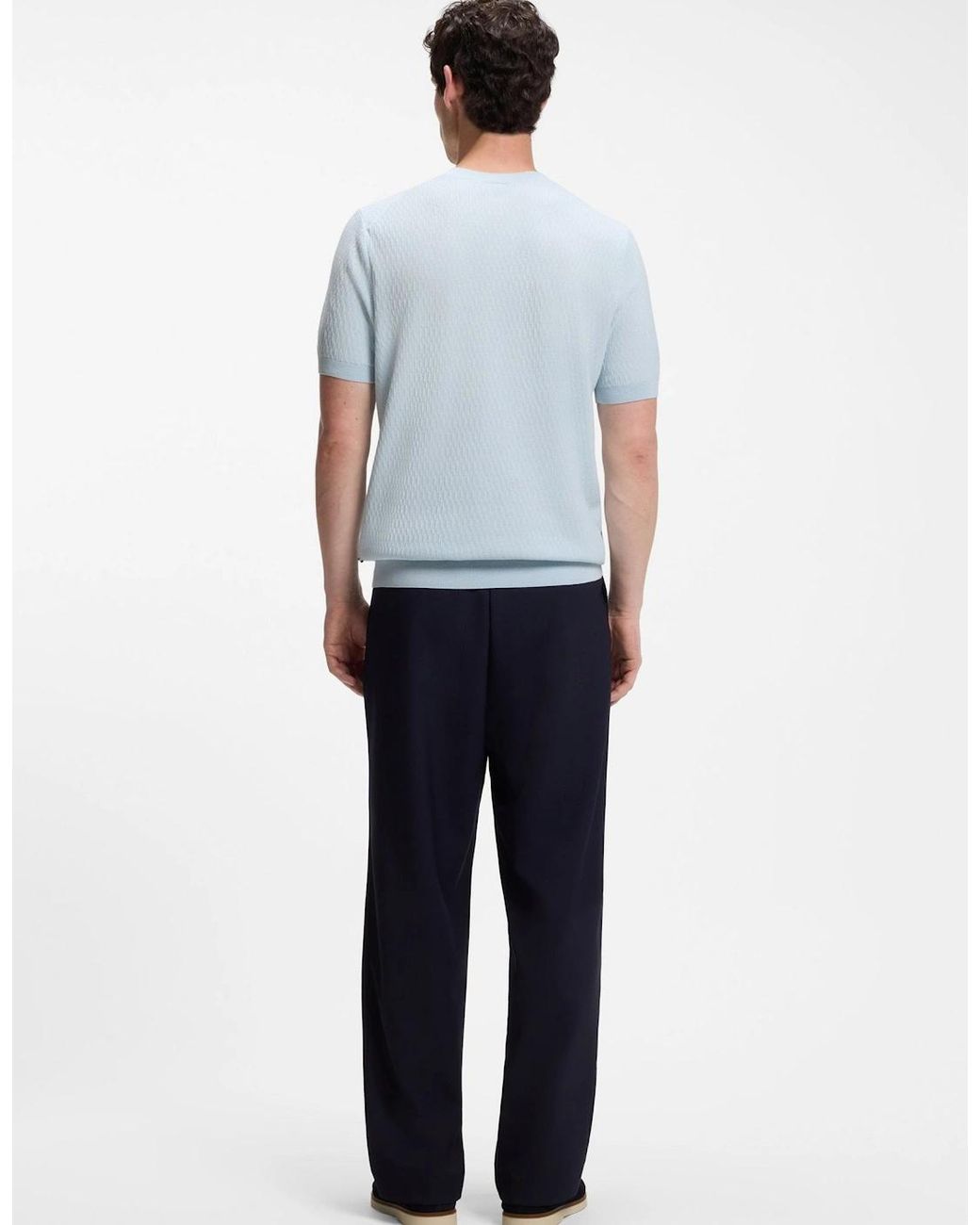 Boss Blue Boss H Laruso Sweater 499 Open for men