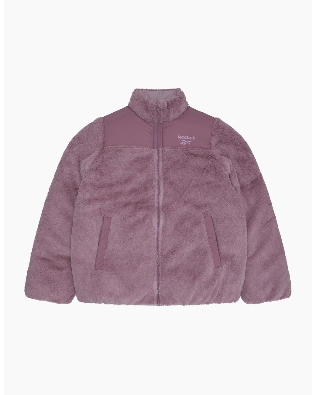 Reebok Purple Rb2110 Reversible Puffer
