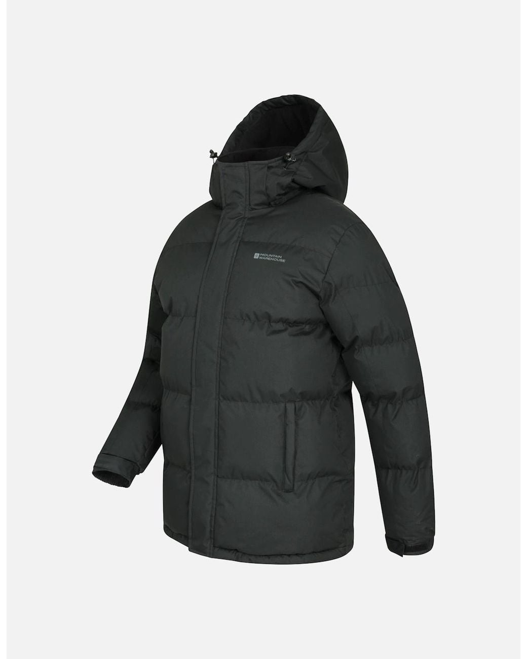 Mountain Warehouse Black Snow Padded Jacket for men