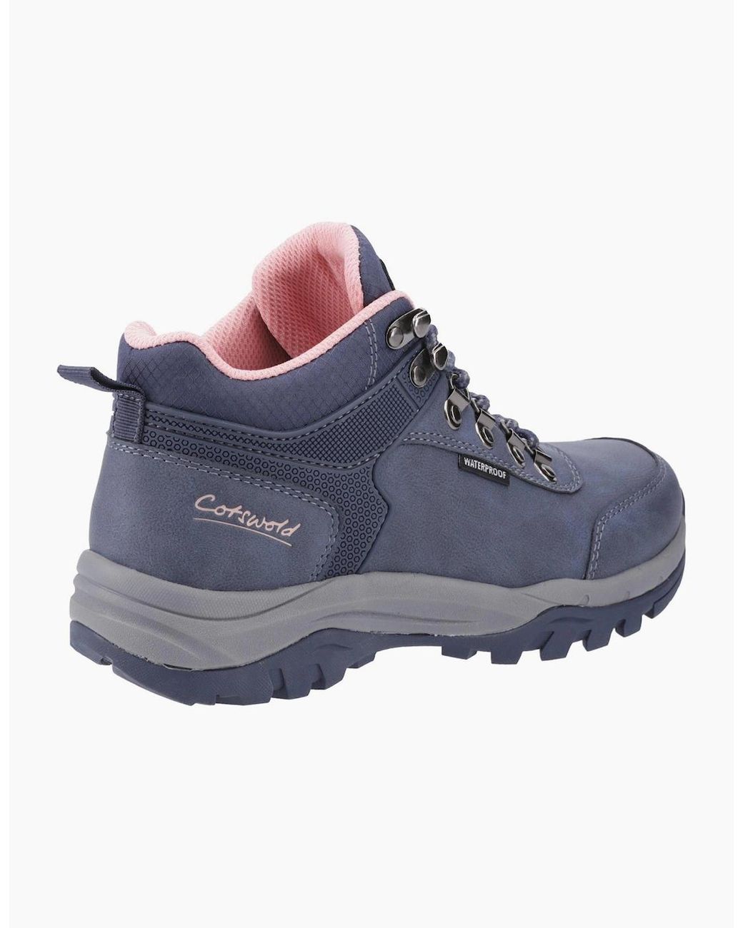 Cotswold Blue Overbury Waterproof Hiking Boots