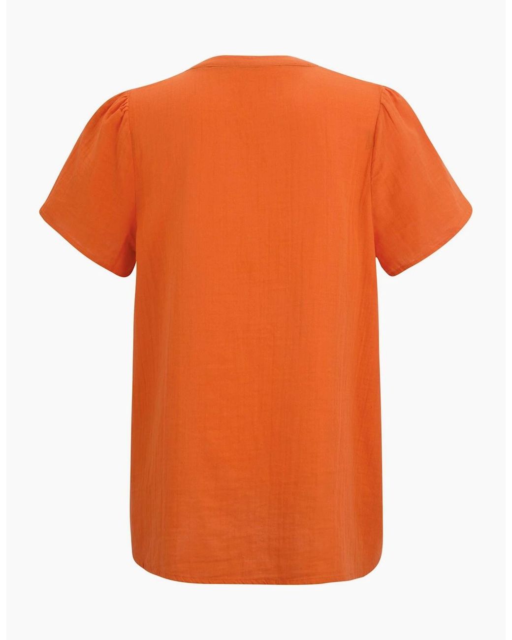 Regatta Orange Ladies Selen Short-Sleeved Shirt