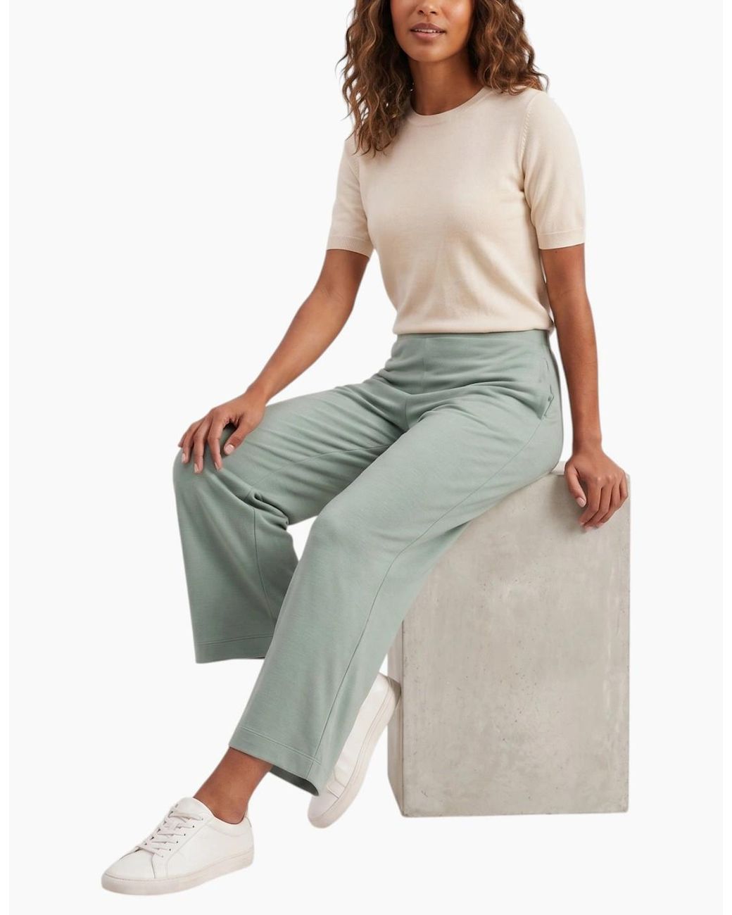 Kenneth Cole Green Leggings Trouser