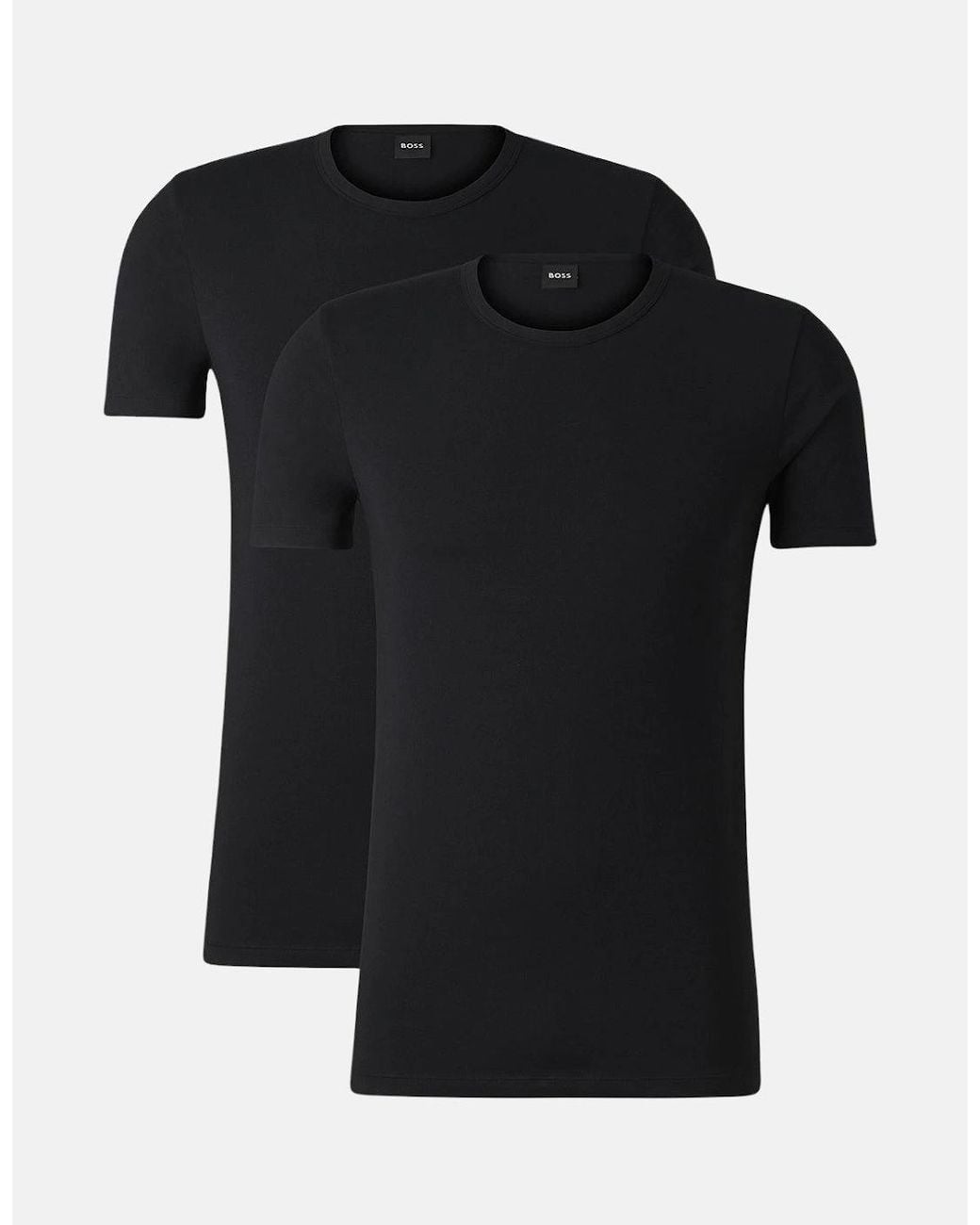 Boss Black Boss 2 Pack Stretch Cotton T-Shirts for men