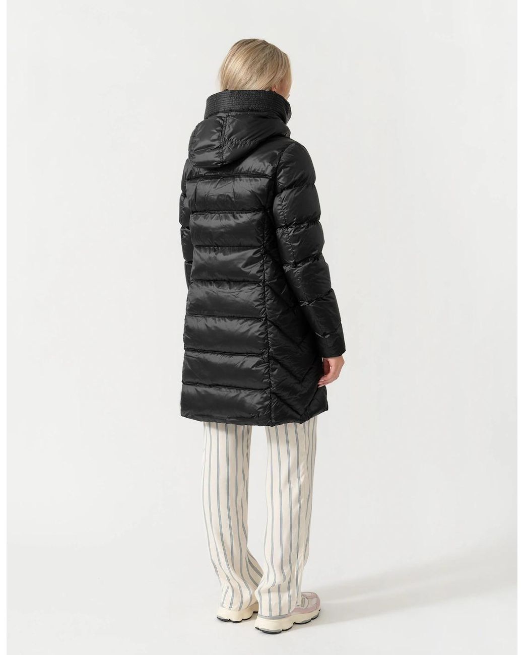 Parajumpers Black Marion Down Jacket With Hood