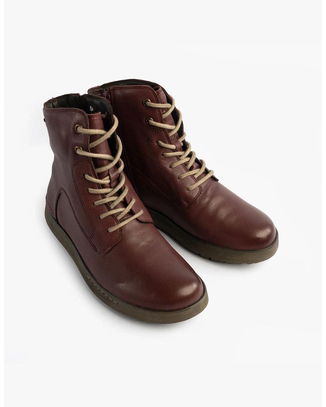 Josef Seibel Brown Anna 51 Boots Plum