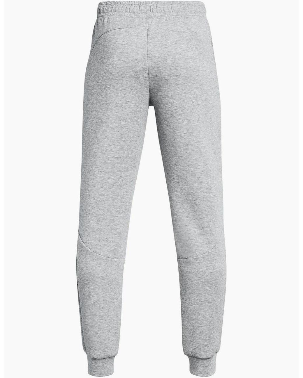 Under Armour Gray Unstoppable Fleece Joggers Slim Solid Patterned