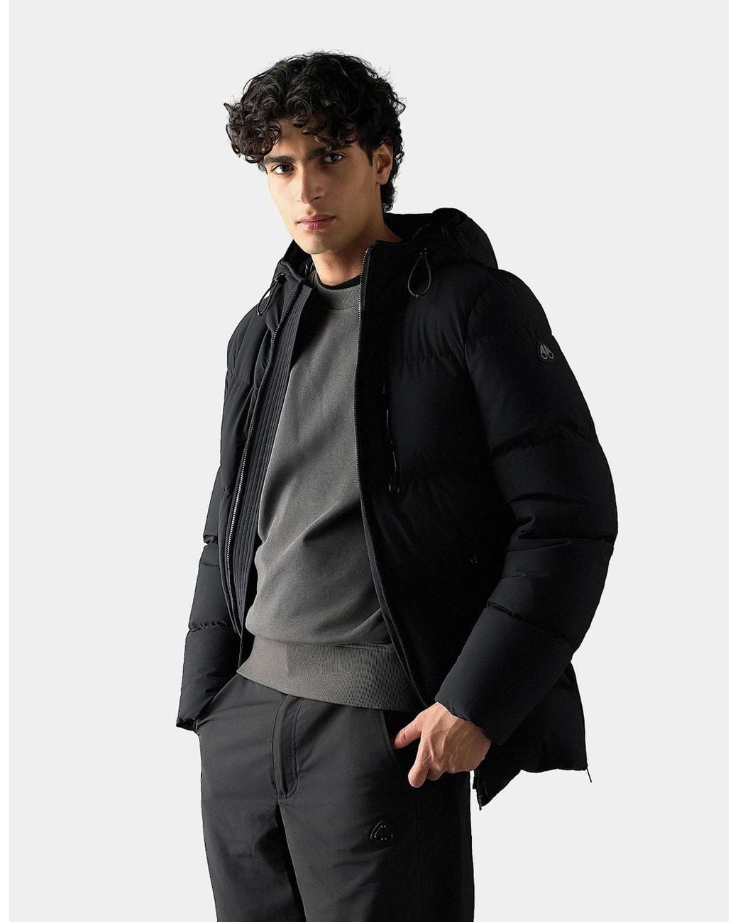 Moose Knuckles Black Soho 3Q Jacket for men