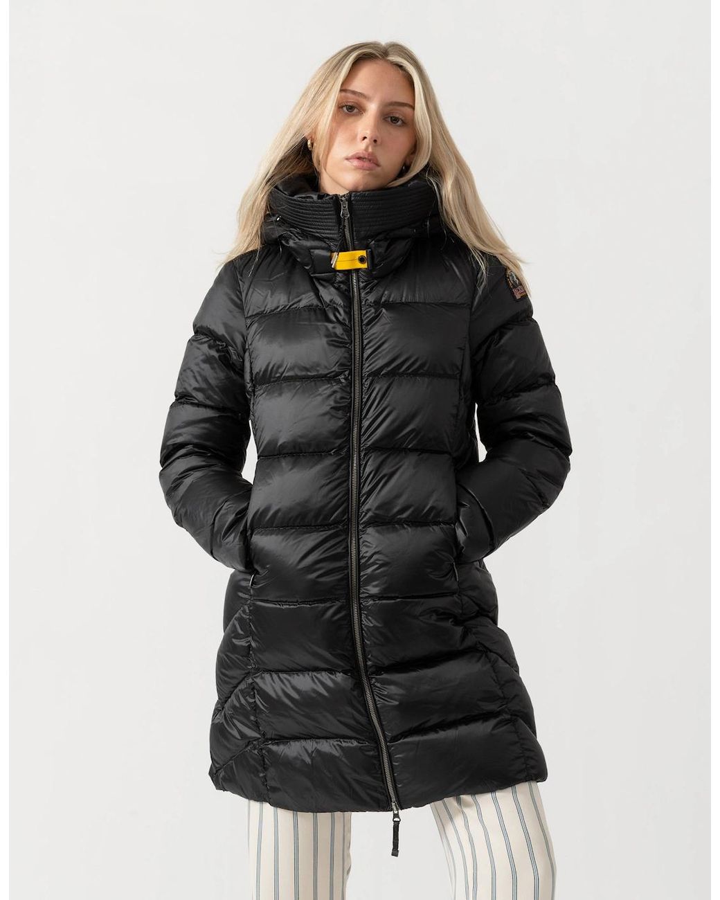 Parajumpers Black Marion Down Jacket With Hood