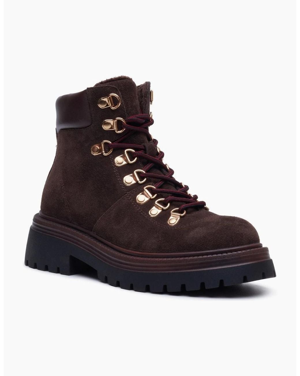 Hush Puppies Black Robyn Hiker Ankle Boots