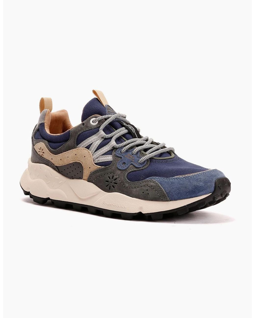 Flower Mountain Blue Yamano 3 Trainers for men