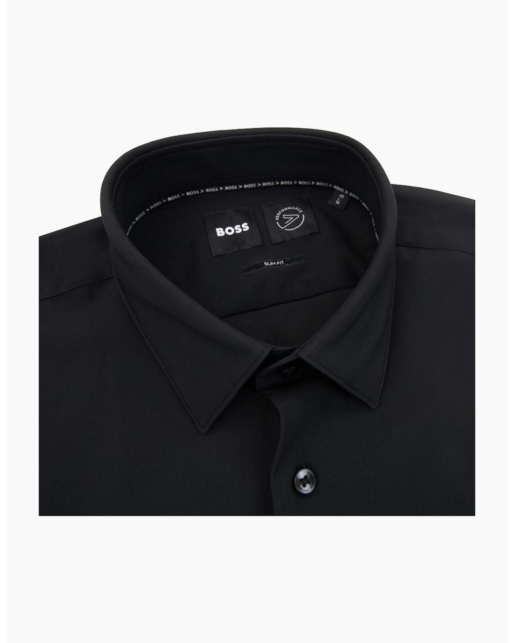 Boss Blue P Hank S Kent Performance Stretch Shirt 001 for men