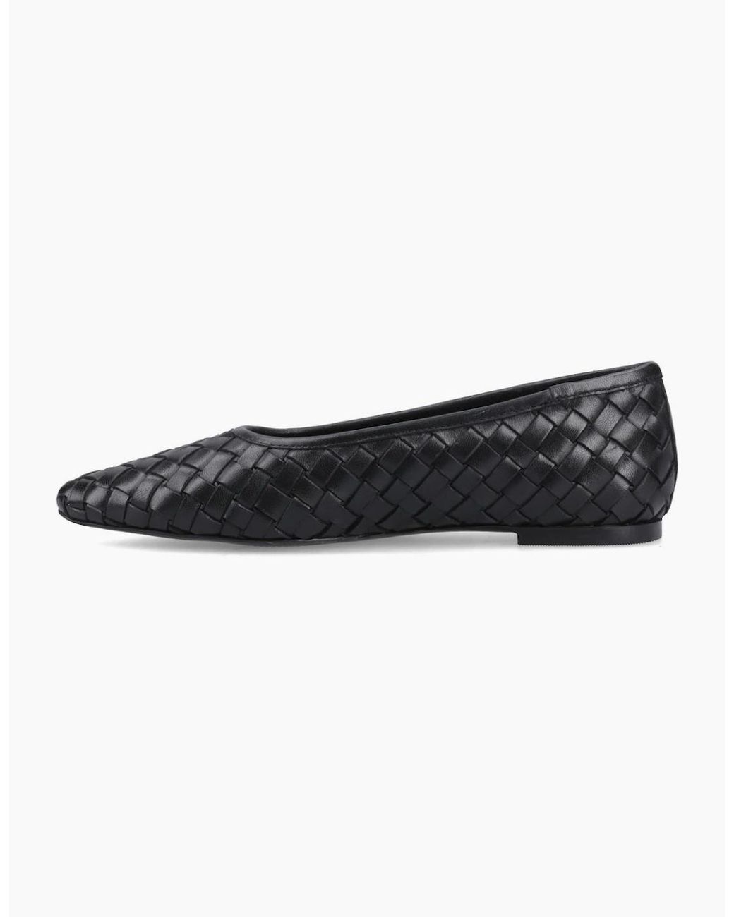 Hush Puppies Black Darla Woven Ballerinas