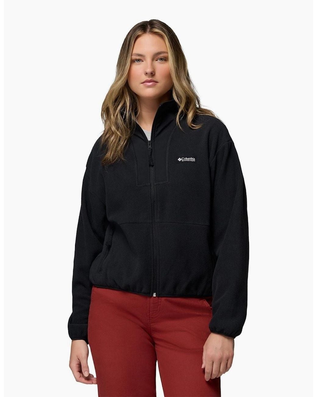 Columbia Black Sequoia Grove Ii Full Zip Fleece Jackets
