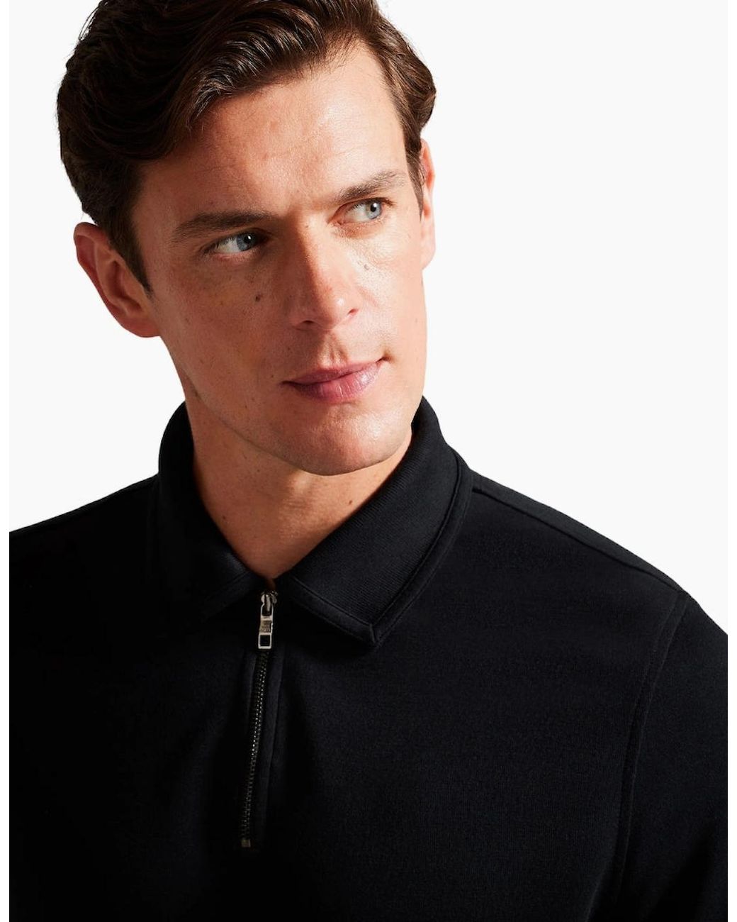 Ted Baker Black Karpol Regular Soft Touch Polo Shirt for men