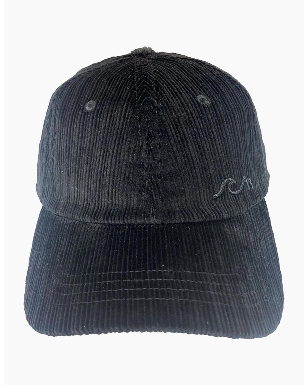 Bleubird Blue Overland Corduroy 5 Panel Baseball Cap