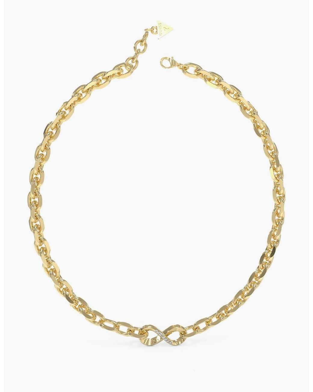Guess Metallic Endless Dream Chain Necklace