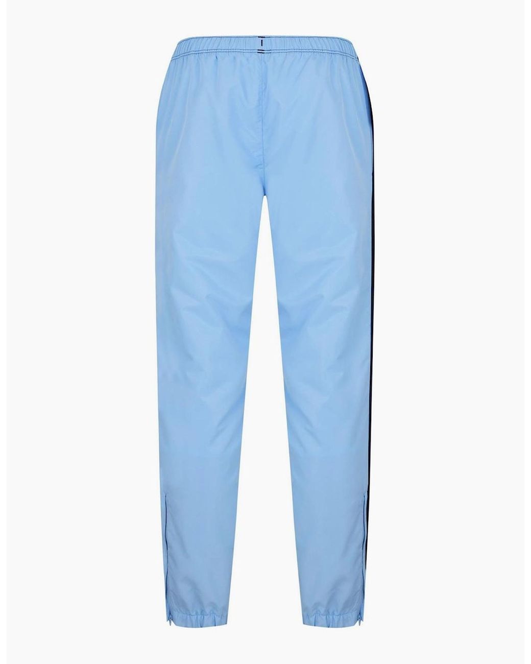 Lacoste Blue Color Block Slim Cut Track Pants for men
