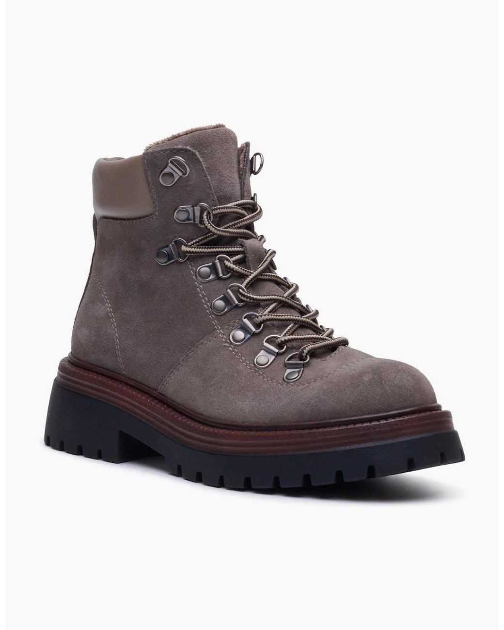 Hush Puppies Brown Robyn Hiker Ankle Boots