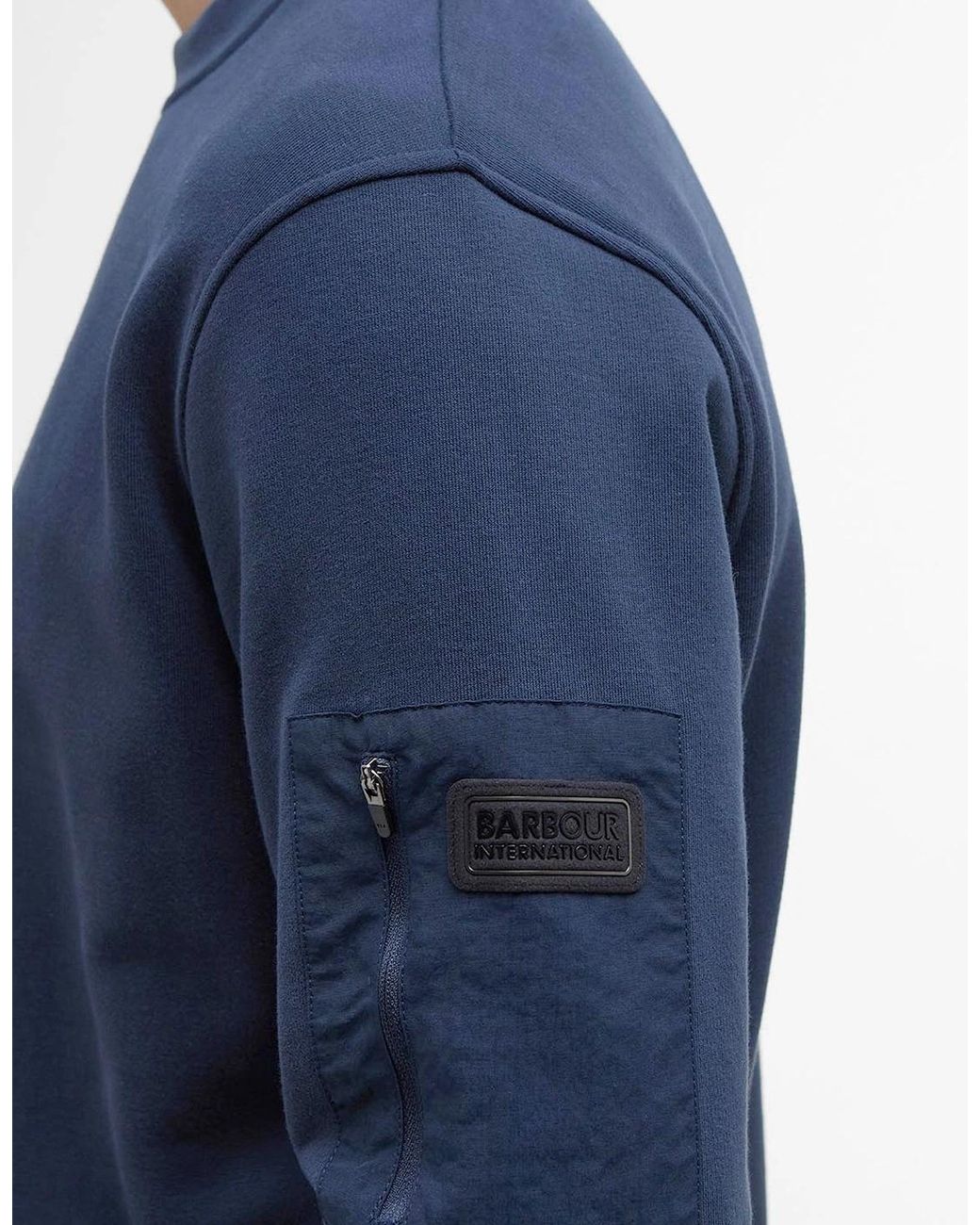 Barbour Blue Grip Sweatshirt for men