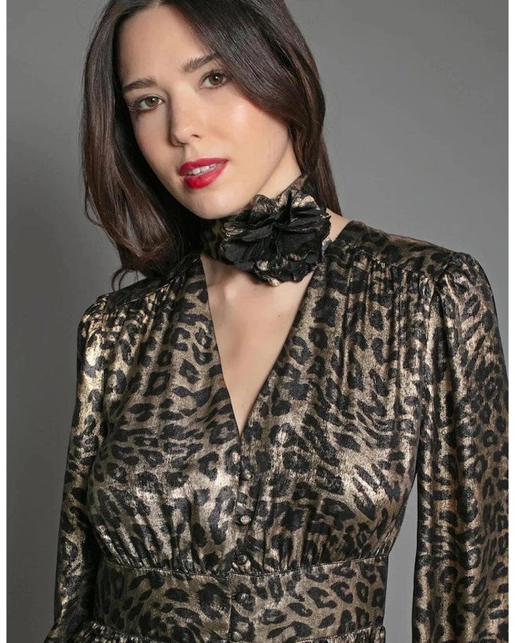 Nooki Design Black Vera Corsage Scarf