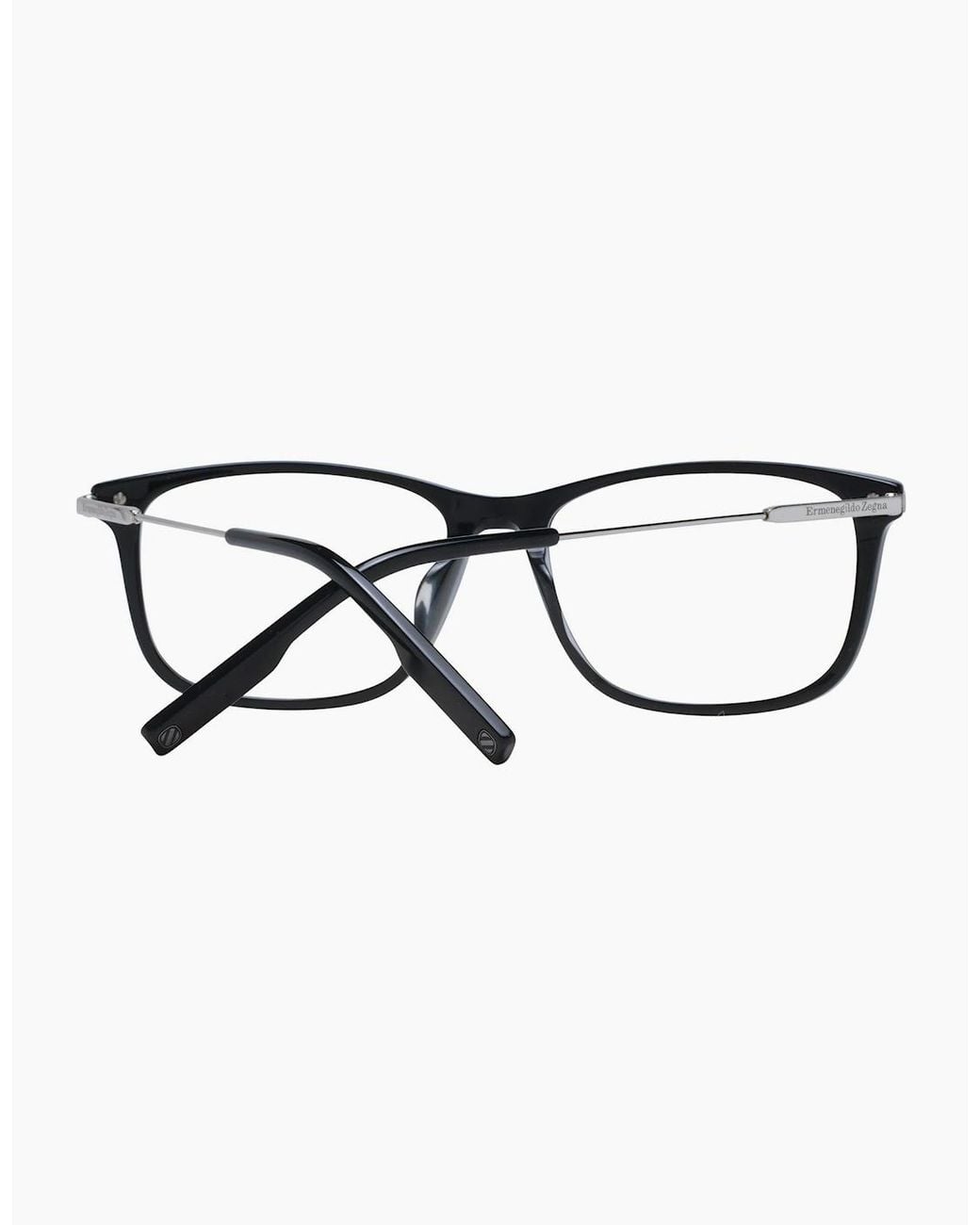Zegna Black Optical Frame Ez5233-D 001 56 for men