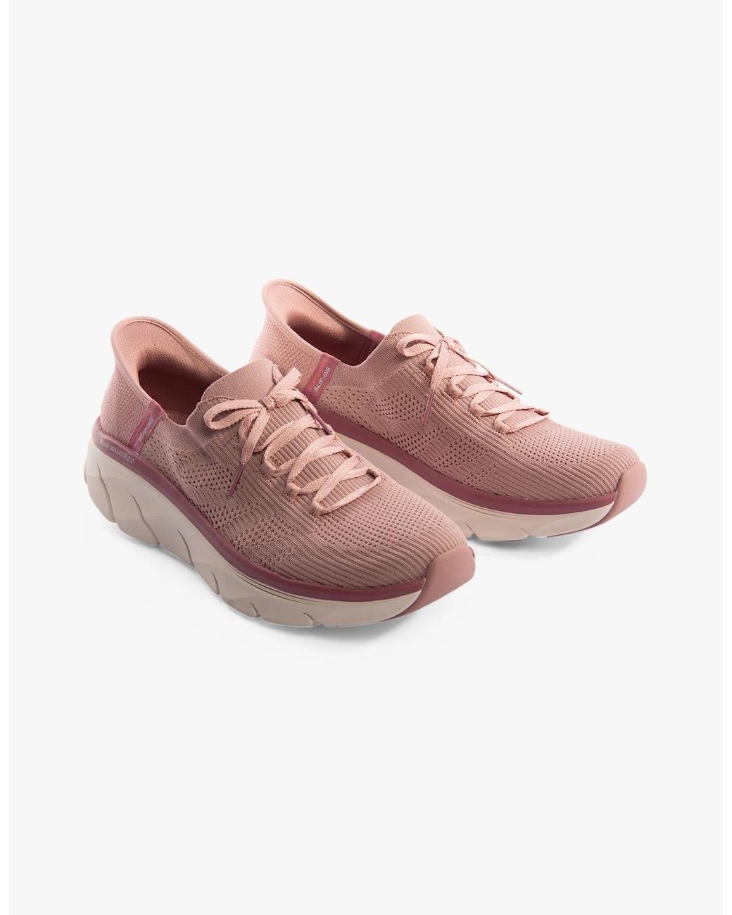 Skechers Pink 150105/Dkmv D'Lux Walker 2.0-Thrill Movem Trainers Dark Mauve