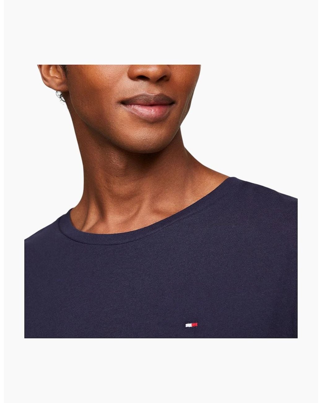 Tommy Hilfiger Blue T Shirts Cotton Top Tee for men