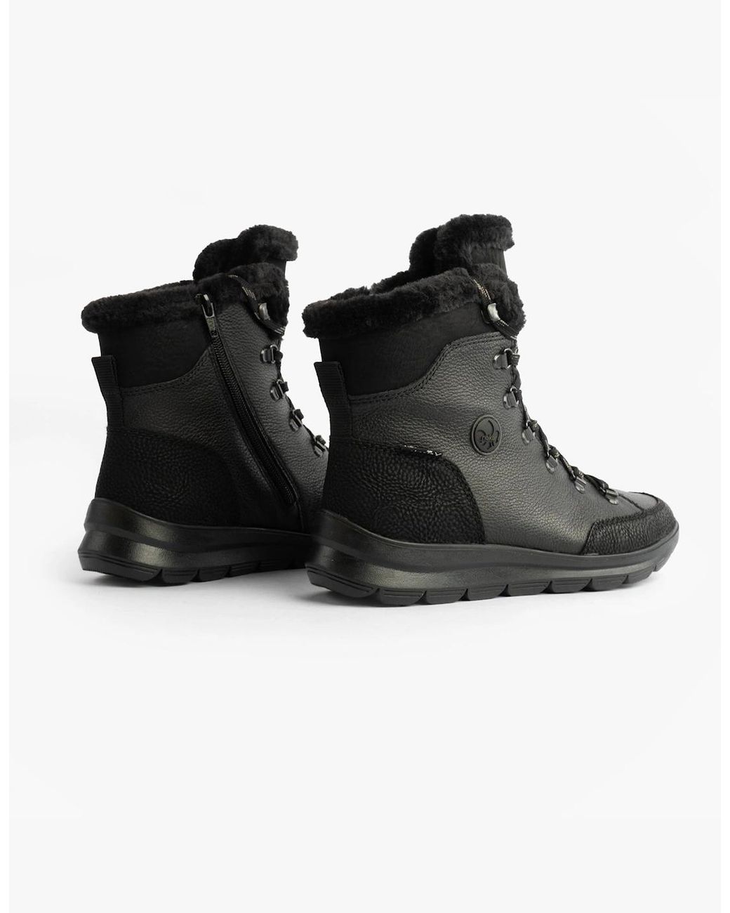Rieker Black Z0000 Ankle Boots