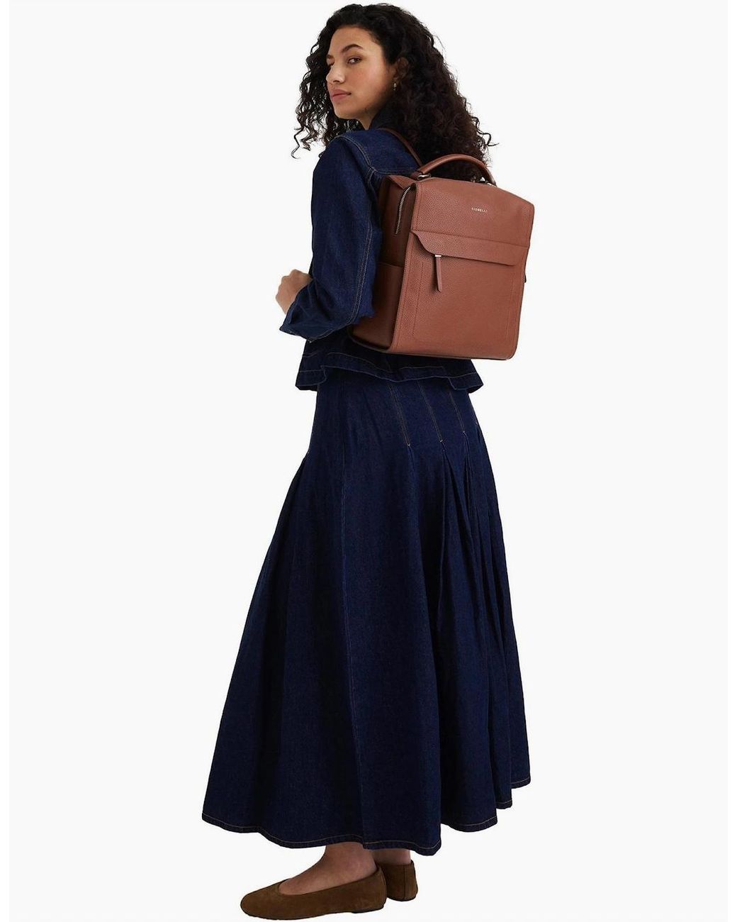 Fiorelli Brown Isla Faux Leather Backpack