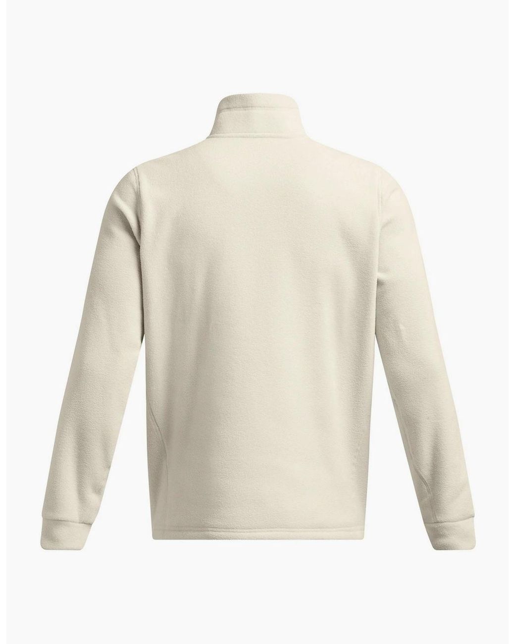Under Armour White Funnel Neck High Collar Long Sleeve Warm Sweatshirt for men