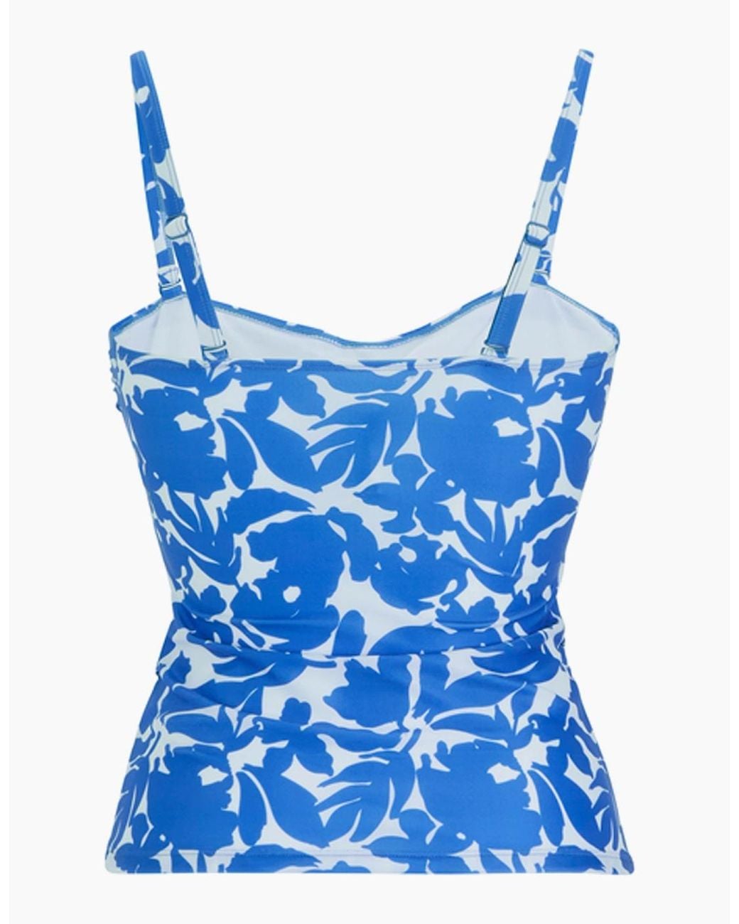 Regatta Blue Ladies Aceana Iii Floral Tankini Top