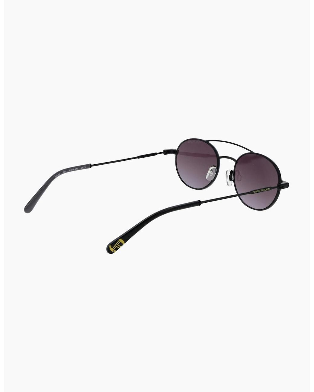 Sergio Tacchini Black Sunglasses St7003 050 52 for men