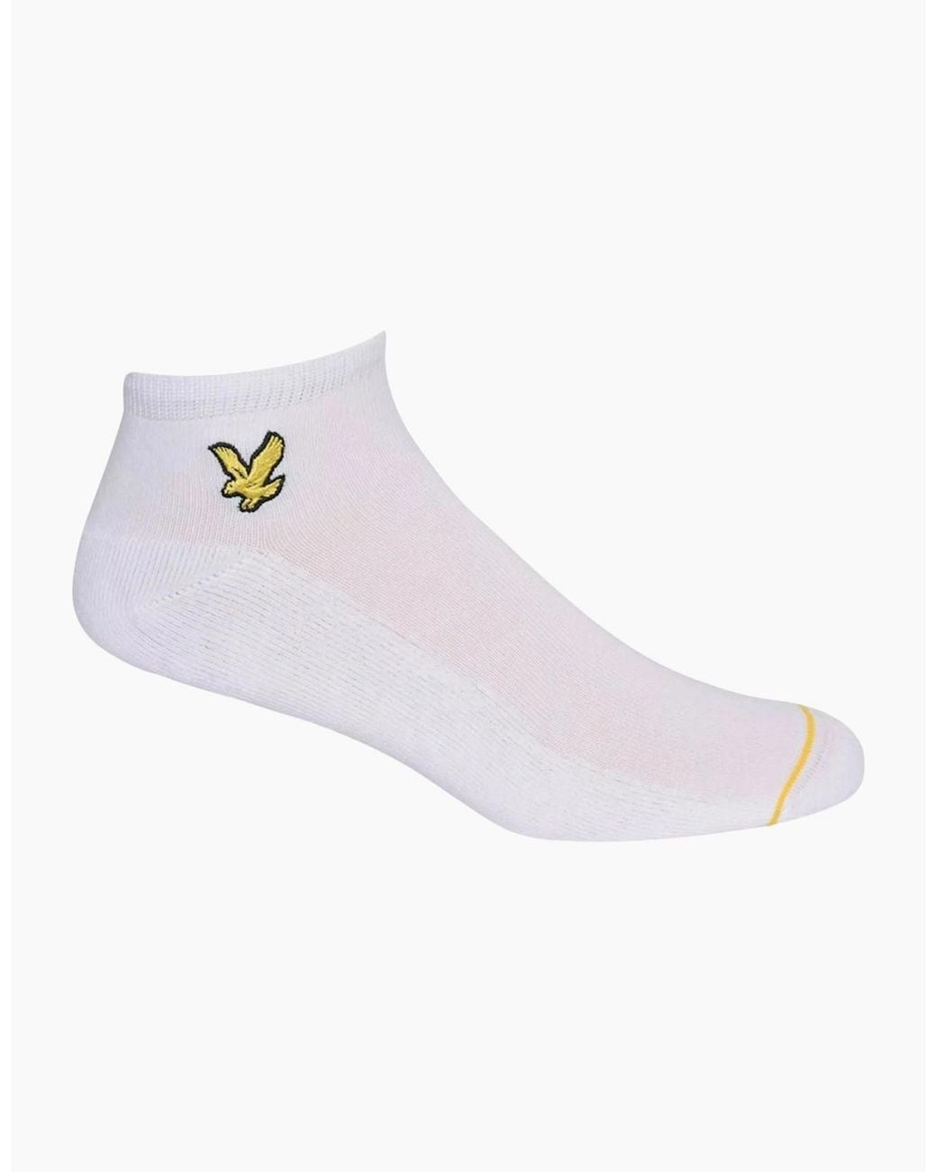 Lyle & Scott Black 3-Pack Ross Trainer Socks for men