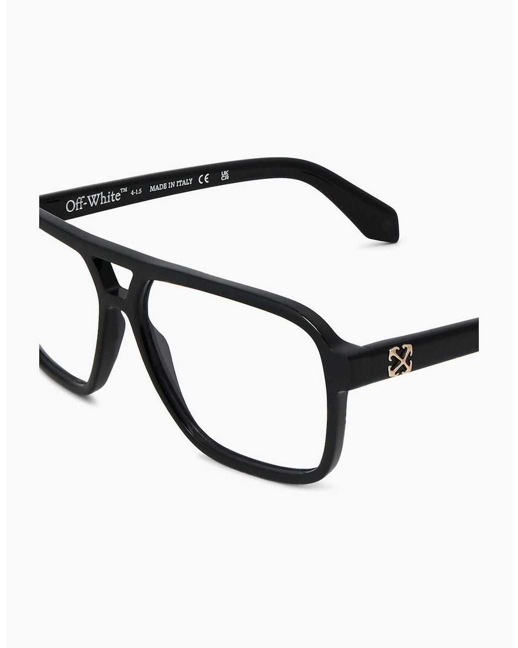 Off-White c/o Virgil Abloh Black Off Eyewear Style 81 for men