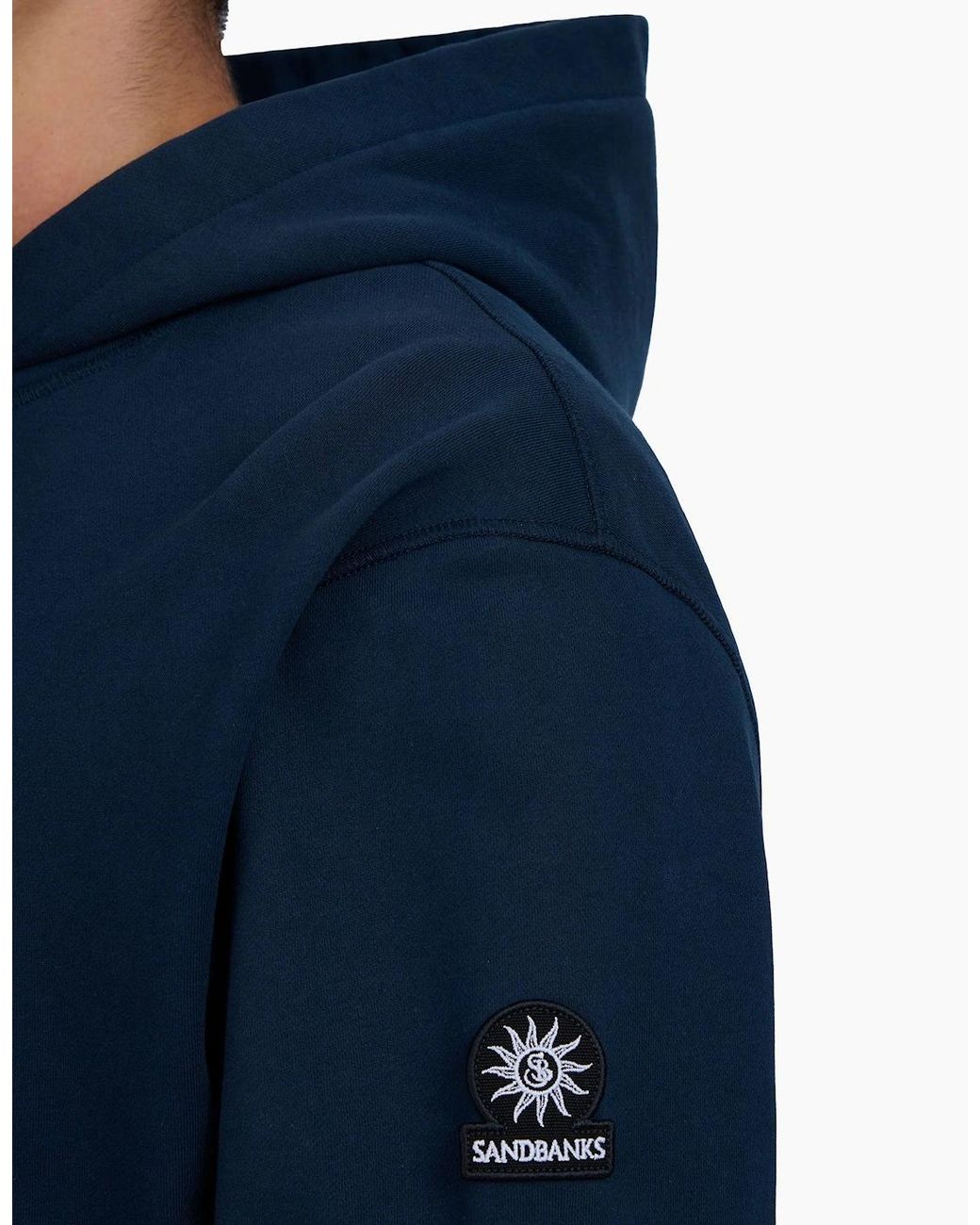 Sandbanks Blue Badge Logo Hoodie for men