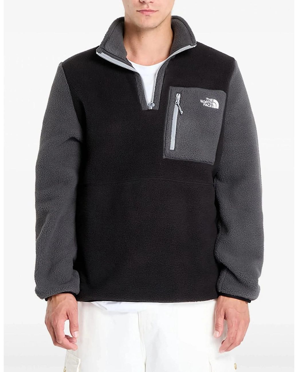 The North Face Black Yumiori 1/4 Zip Fleece for men