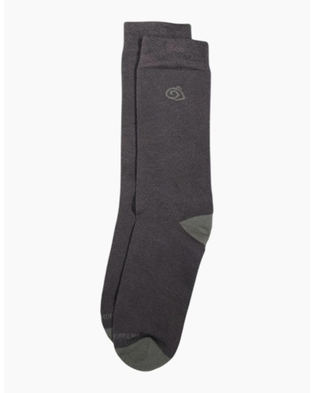 Craghoppers Green Adult Wool Blend Insect Repellent Boot Socks