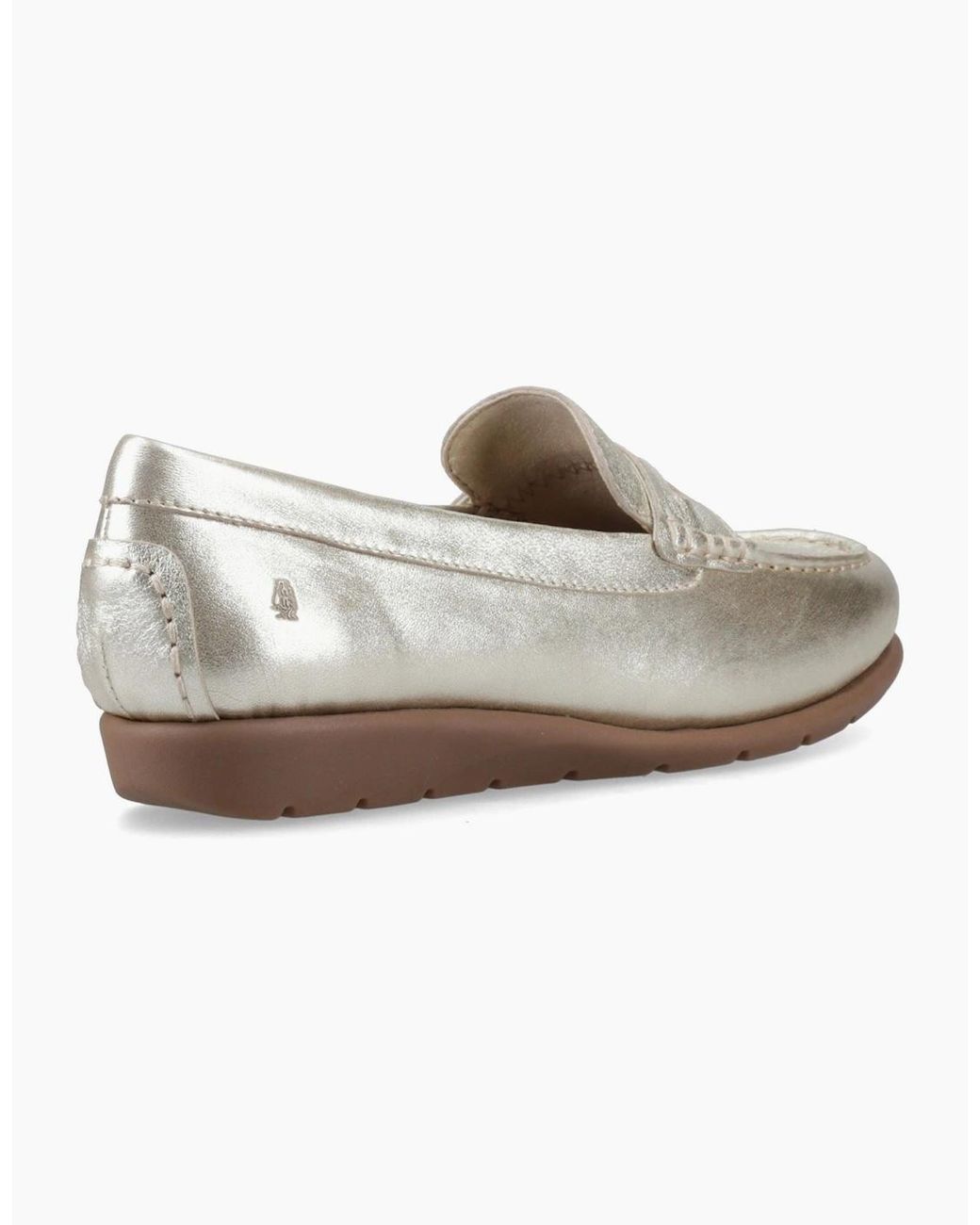 Hush Puppies White Shelby Leather Loafers