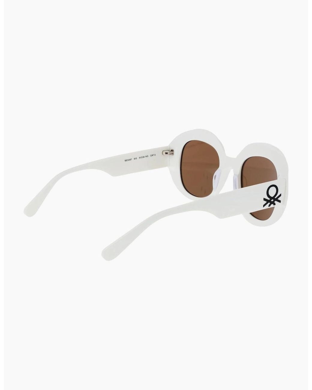 Benetton White Sunglasses Be5067 813 51
