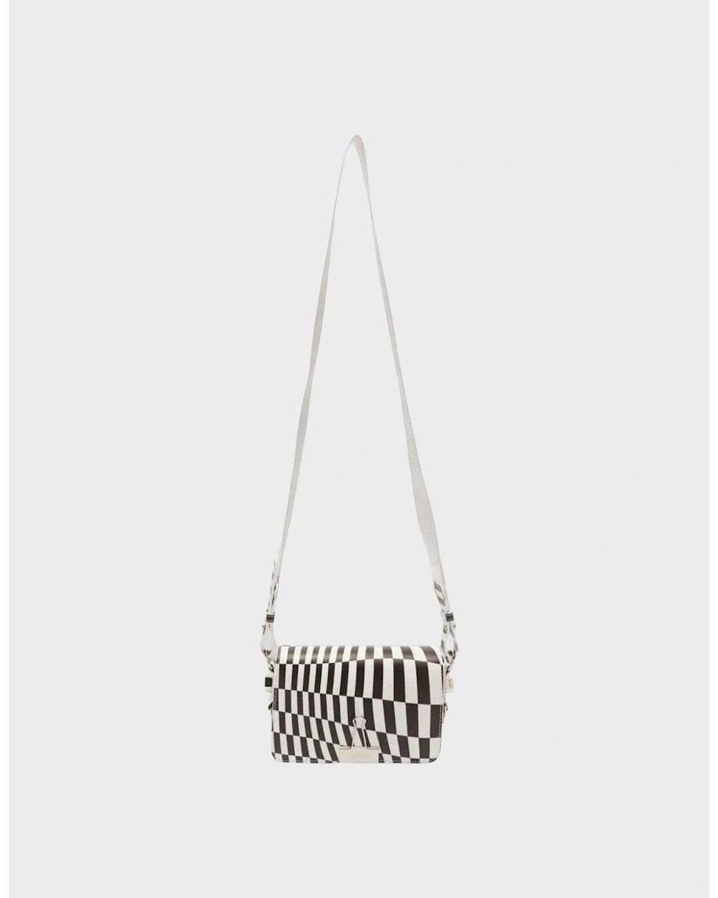 Off-White c/o Virgil Abloh White Optical Mini Flap Bag