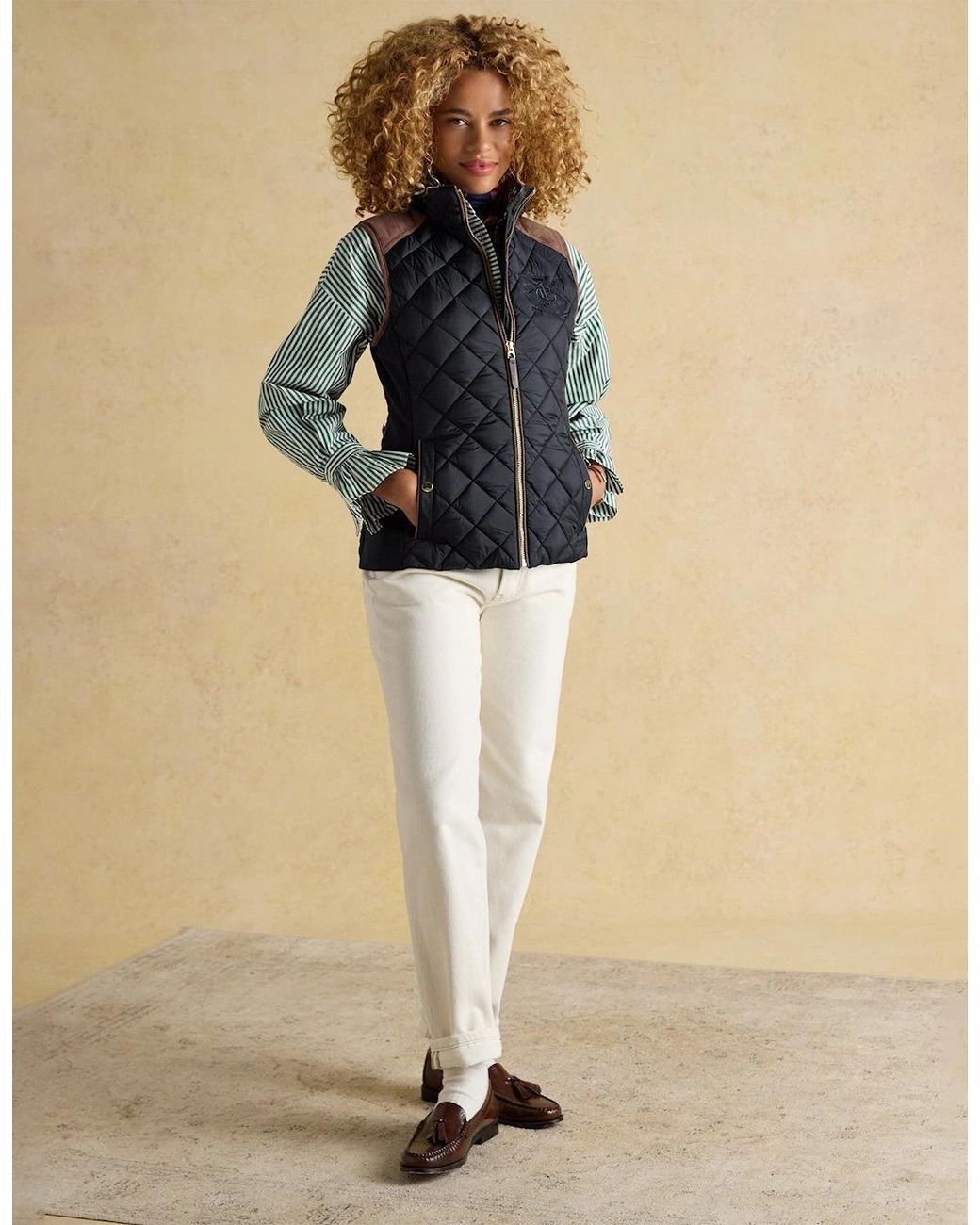 Joules Blue Braemar Luxe Gilet Gilets