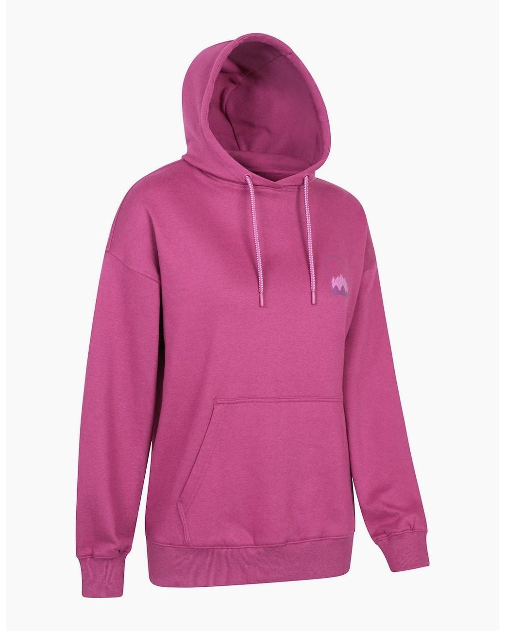 Mountain Warehouse Pink Ladies Mountain Scene Hoodie
