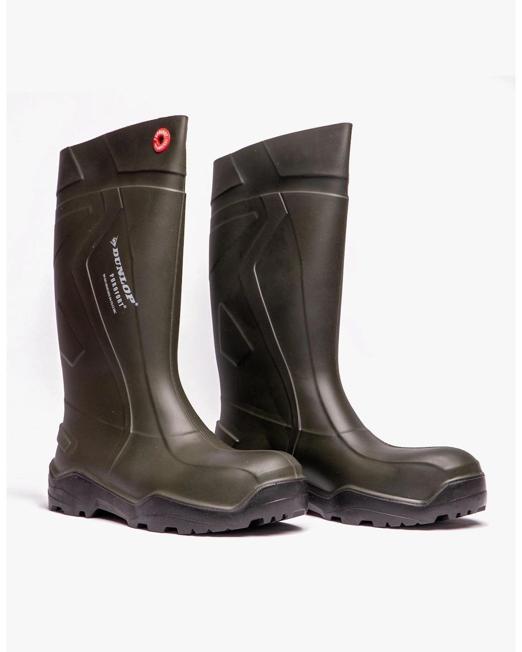 Dunlop Brown Purofort+ Non-Safety Wellington Boots
