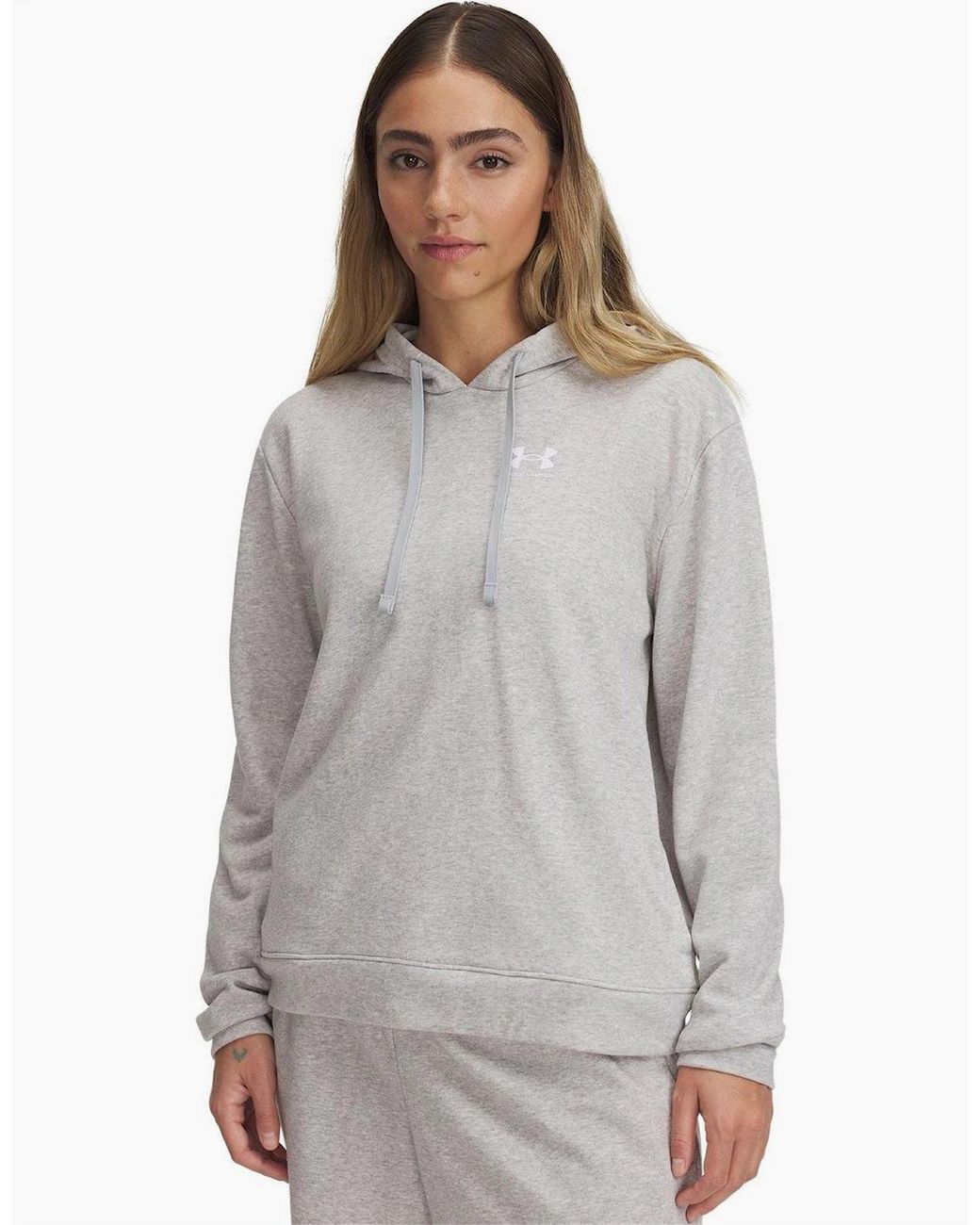 Under Armour Gray Rival Terry Hoody